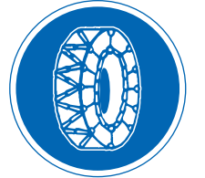 No Vehicles Without Tire Chains