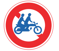 No Two-Up Riding on Motorcycles