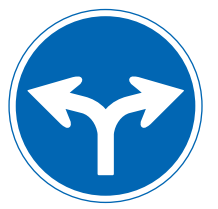 No Entry Except Designated Directions