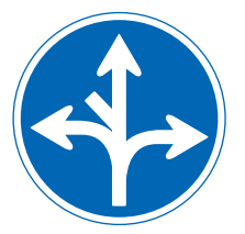 No Entry Except Designated Directions