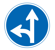 No Entry Except Designated Directions